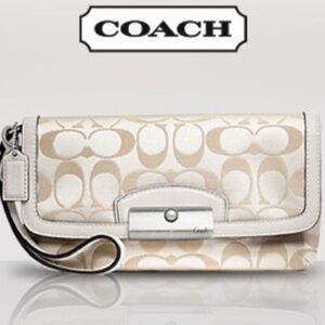 Coach Kristin Signature Large Wristlet